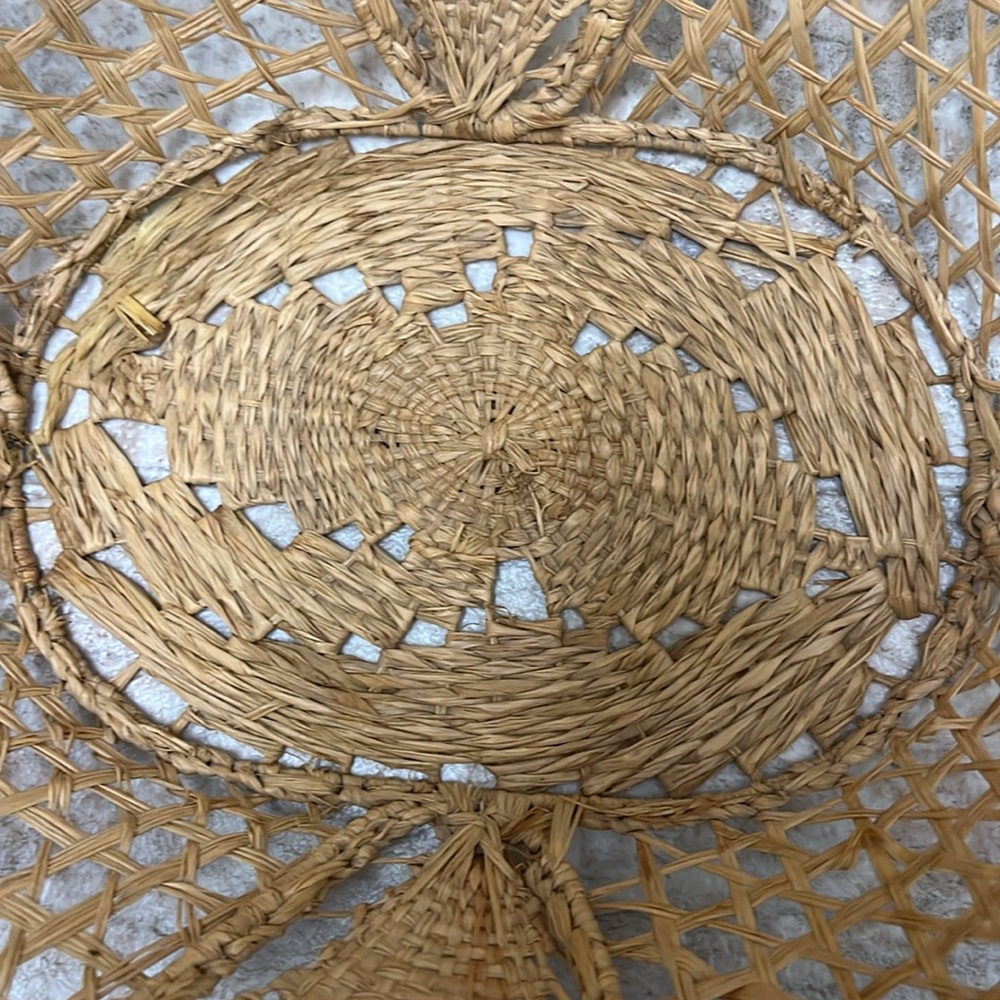 Handmade Woven Basket Made In Italy. With Two Handles. - Picture 5 of 16